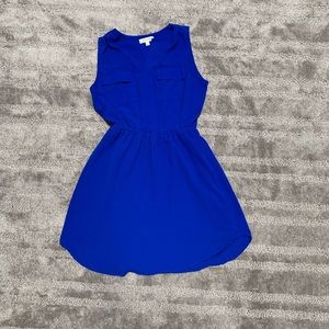 Royal blue dress